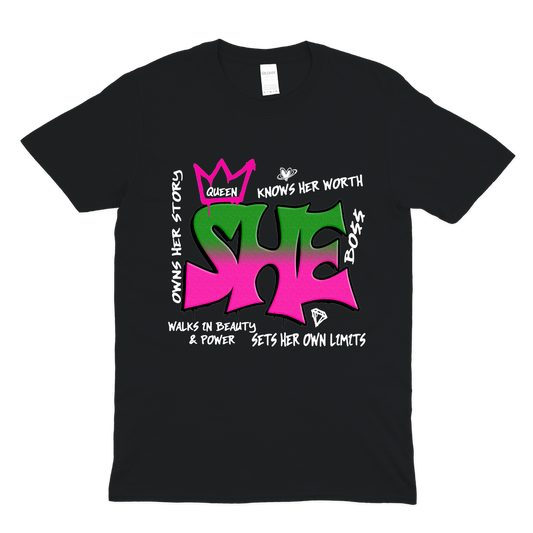 Empower Your Style: Rock the Queen Hustle Tee
