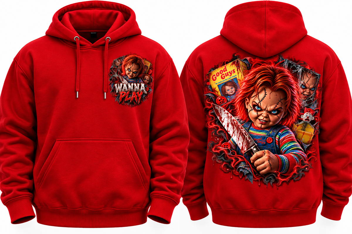 Chucky Halloween Hoodie – Horror Classic