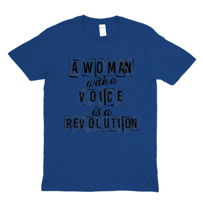 A woman voice