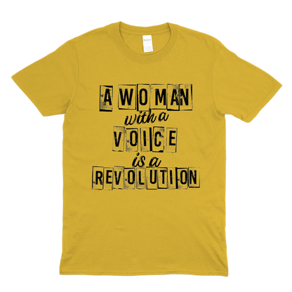 A woman voice