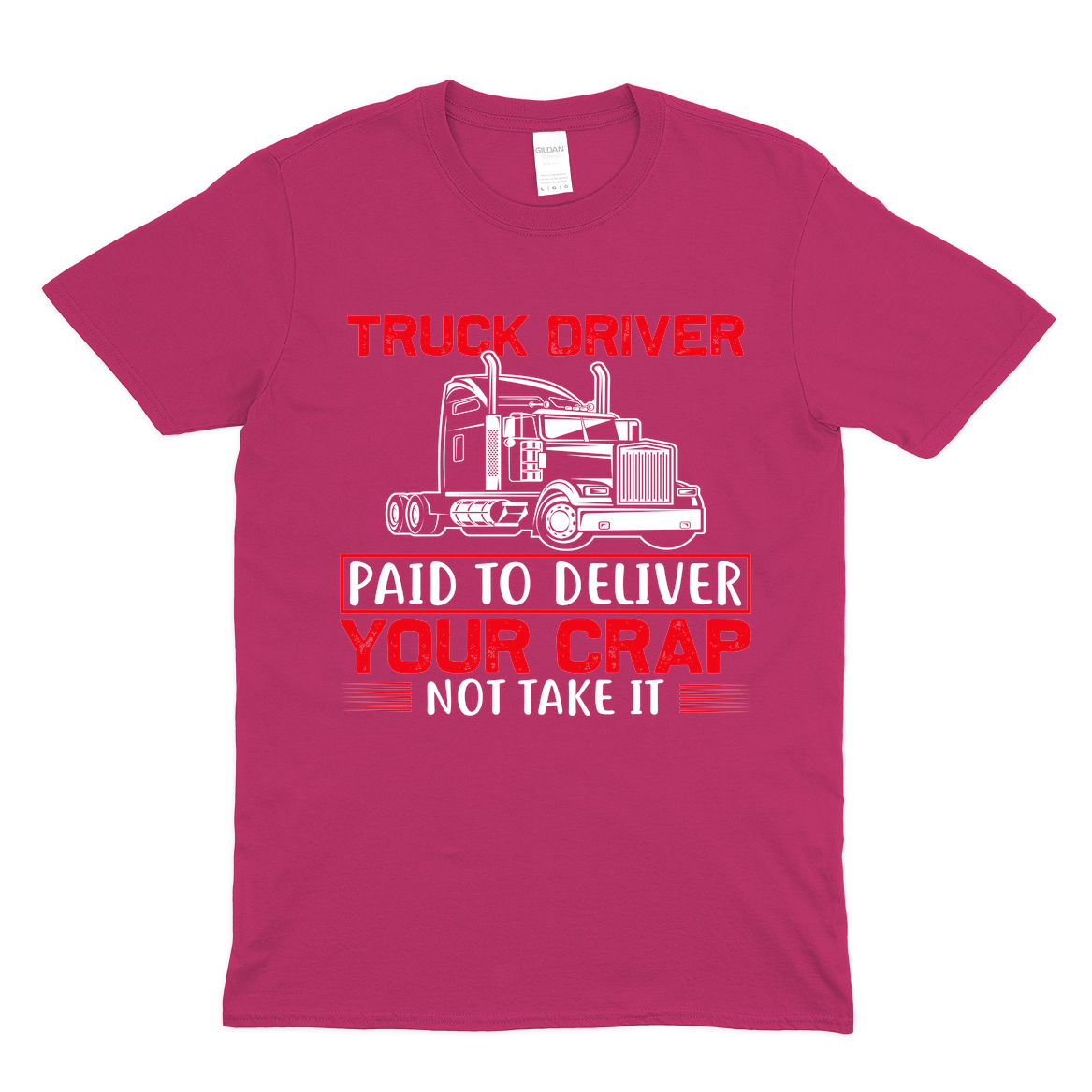 Paid to deliver crap, not take it