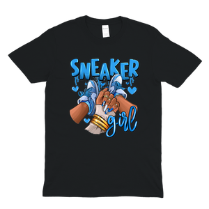 Sneaker Girl – Blue Kicks Edition T-Shirt
