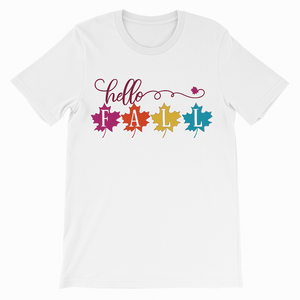 Hello Fall Leaf Tee