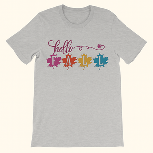 Hello Fall Leaf Tee