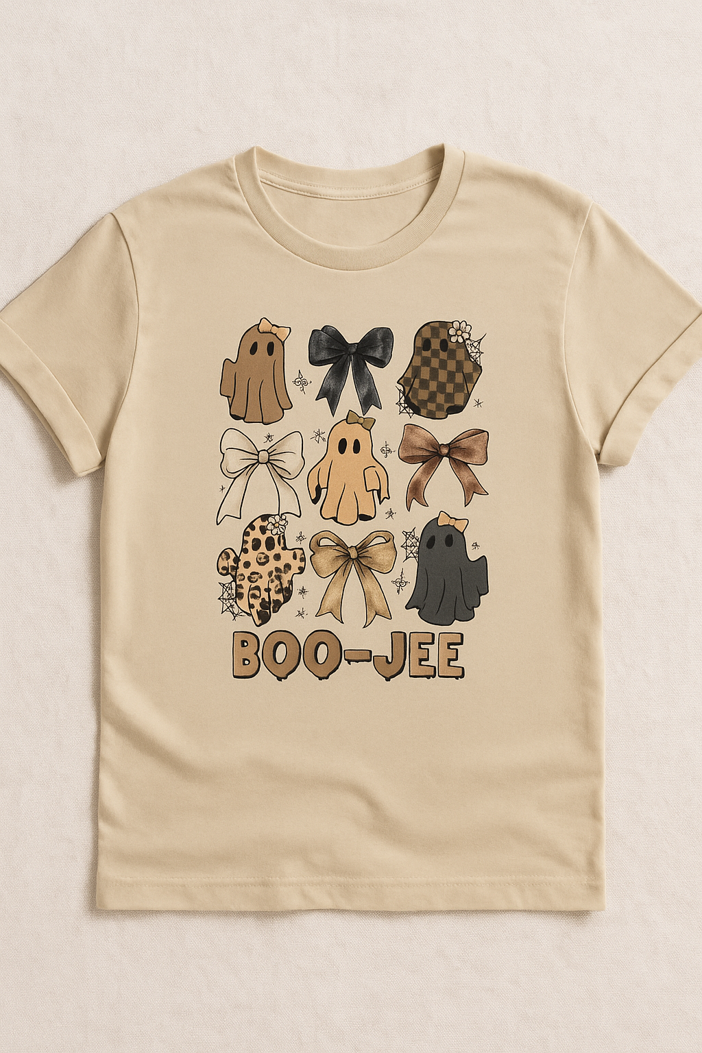 BOO-JEE Ghost & Bow Halloween Tee