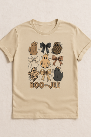 BOO-JEE Ghost & Bow Halloween Tee
