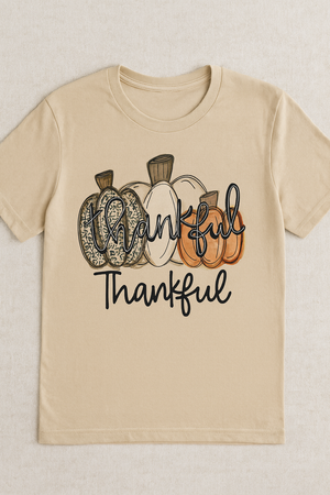 Thankful Pumpkin Fall Tee