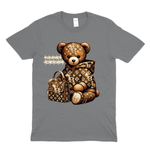 Luxe Gold Crown Bear T-Shirt