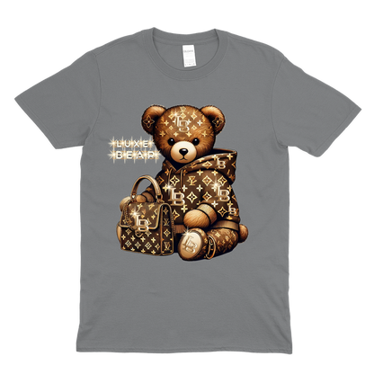 Luxe Gold Crown Bear T-Shirt