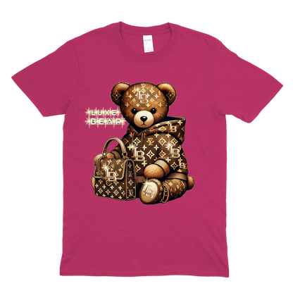 Luxe Gold Crown Bear T-Shirt
