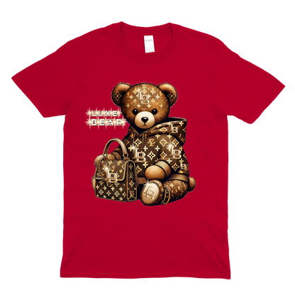 Luxe Gold Crown Bear T-Shirt
