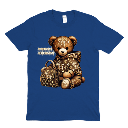 Luxe Gold Crown Bear T-Shirt