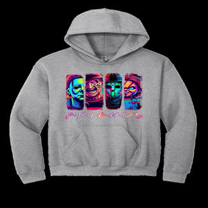 FRIENDS Horror Hoodie – Neon Slasher Streetwear