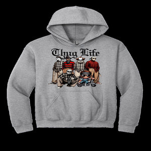 Thug Life Streetwear Hoodie – Bold Graphic Pullover