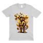 King of the Streets – Gold Lion Drip Tee