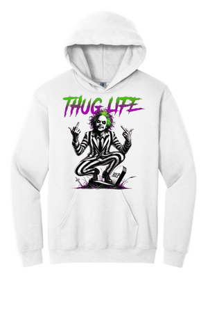 Thug Life Beetlejuice Hoodie – Retro Twist Edition